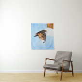 Tenture Peinture Basenji - Belle Art Original (En situation)