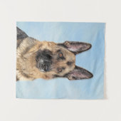 Tenture Peinture berger allemande - jolie art original chi (Devant (Horizontal))