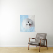 Tenture Peinture Bichon Frise - Cute Original Chien Art (En situation)