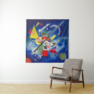 Tenture Peinture bleue Wassily Kandinsky