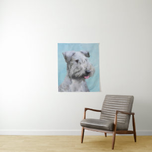 Tenture Peinture Cesky Terrier - Cute Original Chien Art
