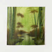 Tenture Peinture chinoise traditionnelle de la forêt de ba (Devant)