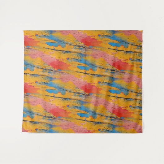 Tenture Peinture colorée (Devant (Horizontal))