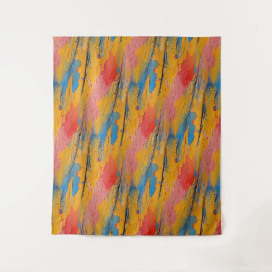 Tenture Peinture colorée (Devant)