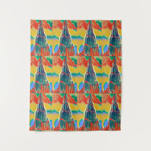 Tenture Peinture colorée colorée de Burj Khalifa