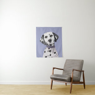 Tenture Peinture Dalmatienne - Cute Original Chien Art