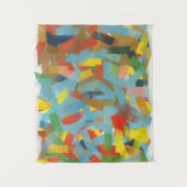 Tenture Peinture d'art Abstraite moderne de Rectangles géo (Devant)