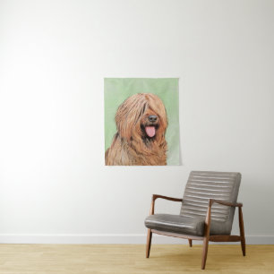 Tenture Peinture de Briard - Jolie illustration originale