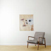 Tenture Peinture de chien de Canaan - jolie art original d (En situation)