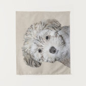 Tenture Peinture de Chien Havanais - Cute Original Chien A (Devant)