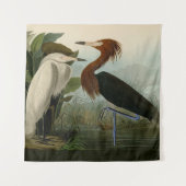 Tenture Peinture de la faune d'Audubon Heron violet (Devant)