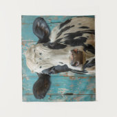 Tenture Peinture de la ferme de vache laitière de mignonne (Devant)