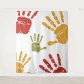 Tenture peinture de palmiers (Devant)