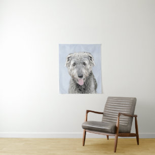 Tenture Peinture de Wolfhound irlandais - Joli art origina