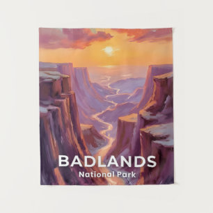 Tenture Peinture du Badlands National Park South Dakota