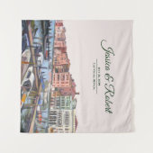 Tenture Peinture du Grand Canal, Venise, Italie Mariage (Devant (Horizontal))