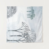 Tenture Peinture du paysage de neige en hiver (Devant (Horizontal))