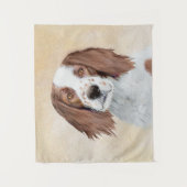 Tenture Peinture en Setter rouge et blanc irlandais - Art (Devant)