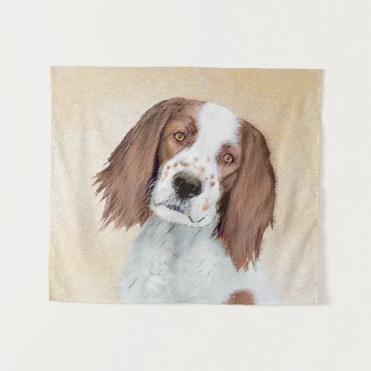 Tenture Peinture en Setter rouge et blanc irlandais - Art (Devant (Horizontal))