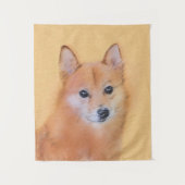 Tenture Peinture finlandaise Spitz - Jote Original Chien A (Devant)