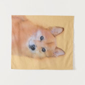 Tenture Peinture finlandaise Spitz - Jote Original Chien A (Devant (Horizontal))