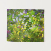 Tenture Peinture fleur sauvage Impasto - Art Fleur Origina (Devant (Horizontal))