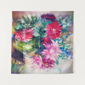 Tenture Peinture florale (Devant (Horizontal))