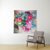 Tenture Peinture florale (En situation (horizontale))