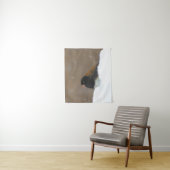 Tenture Peinture Junco foncée - Art original pour oiseaux (En situation)