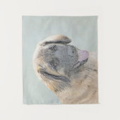 Tenture Peinture Leonberger - Joli art original chien (Devant)