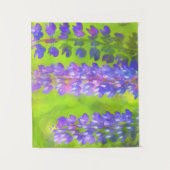 Tenture Peinture Lupine - Art Fleur Original (Devant)