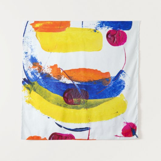 Tenture Peinture multicolore (Devant (Horizontal))