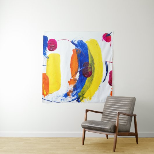 Tenture Peinture multicolore (En situation)