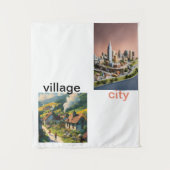 Tenture peinture murale (Devant)