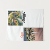 Tenture peinture murale (Devant (Horizontal))