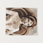 Tenture peinture murale Femme ancienne (Devant (Horizontal))