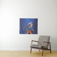 Peinture pour oiseaux bleus (femelle) - Art origin