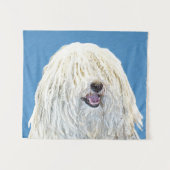 Tenture Peinture Puli - Cute Original Chien Art (Devant (Horizontal))