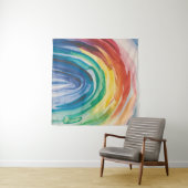 Tenture Peinture Rainbow (En situation (horizontale))