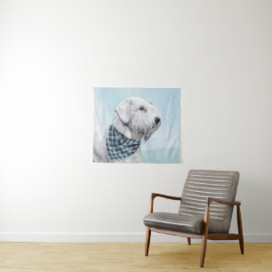 Tenture Peinture Sealyham Terrier - Cute Original Chien Ar