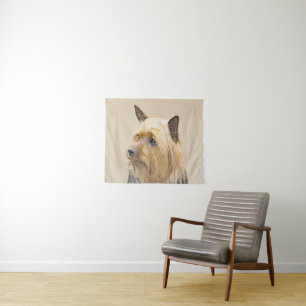Tenture Peinture Silky Terrier - Cute Original Chien Art