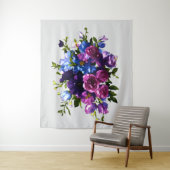 Tenture Peinture Spray Floral N'importe quel Arrière - pla (En situation)