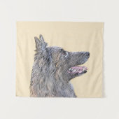 Tenture Peinture Tervuren belge - Art Chien original (Devant (Horizontal))