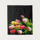 Tenture Peinture Tulip - Art Fleur original (Devant)
