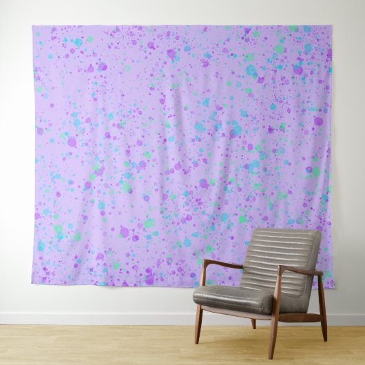 Tenture Peinture violette (En situation (horizontale))