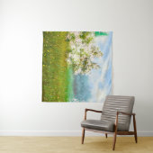 Tenture Peintures à l'huile paysage rural, fleurs dans le  (En situation (horizontale))