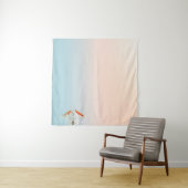 TENTURE PELICAN BLANC SUR LE CORPS D'EAU (En situation (horizontale))