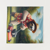 Tenture Pelouse de sciage (Devant (Horizontal))