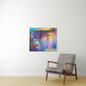 Tenture PENDRAGON Chevaliers médiévaux, Coucher de soleil (En situation (horizontale))