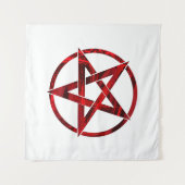 Tenture Pentagram Red Devil (Devant (Horizontal))